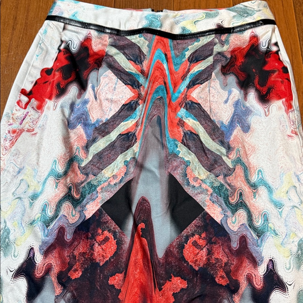 Hunter Bell Multi Colored Abstract Patterned Wome… - image 2